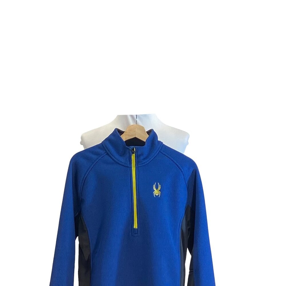 Spyder Outbound Half Zip Pullover Jacket Blue Siz… - image 7